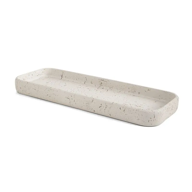 Bandeja em poliresina off white mart 29,5cm