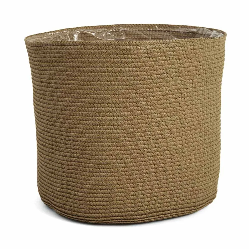 Cachepot em Fibra Sintética Terracota - 18x19cm