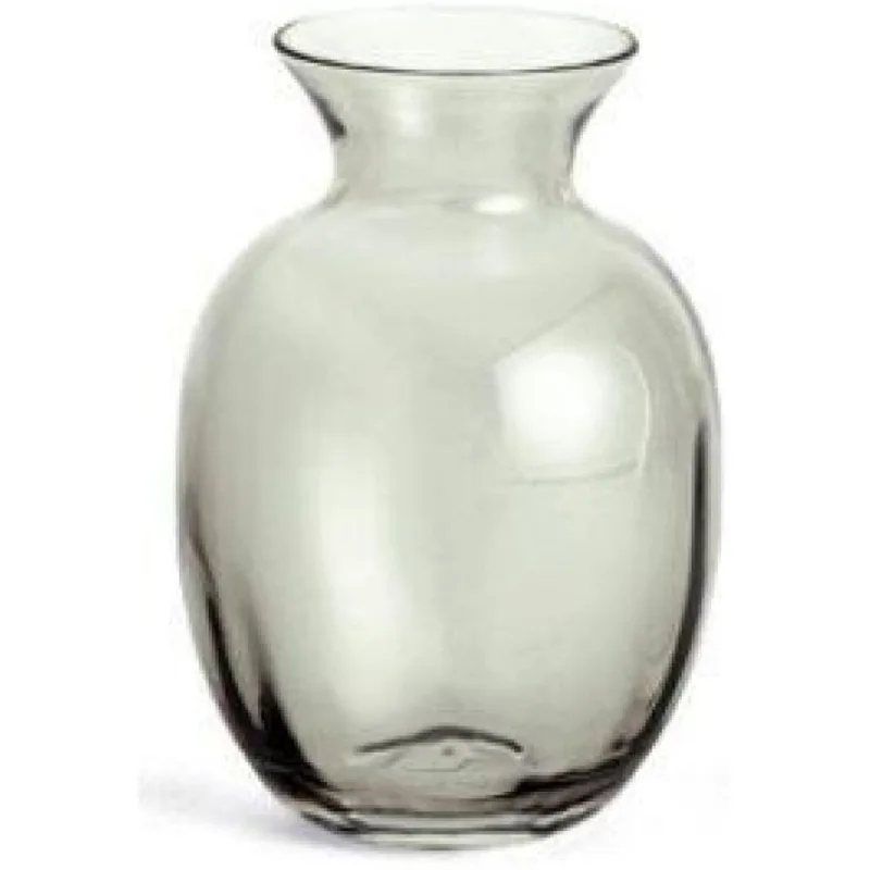 Mini Vaso De Vidro 11x6x4cm Cinza 17742c Mart