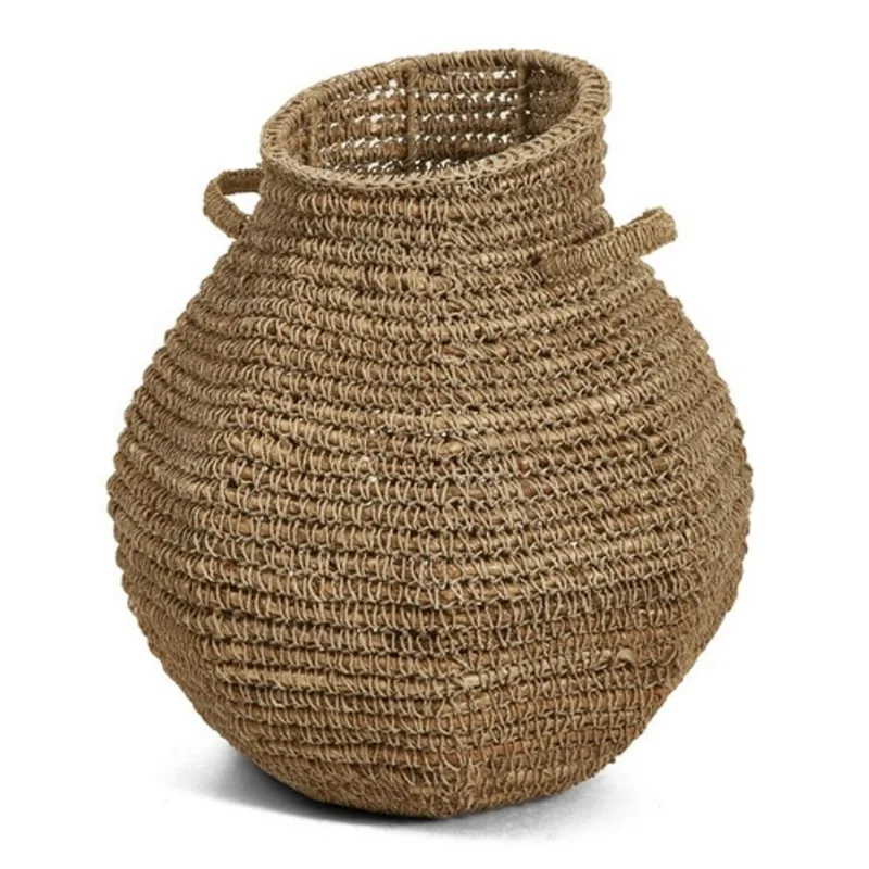 Vaso em fibra natural mart 46x40cm