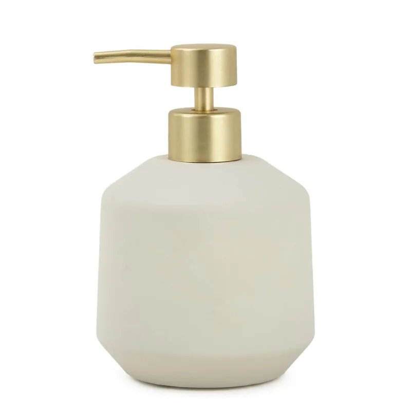 Porta-sabonete liquido em cimento cinza mart 200 ml
