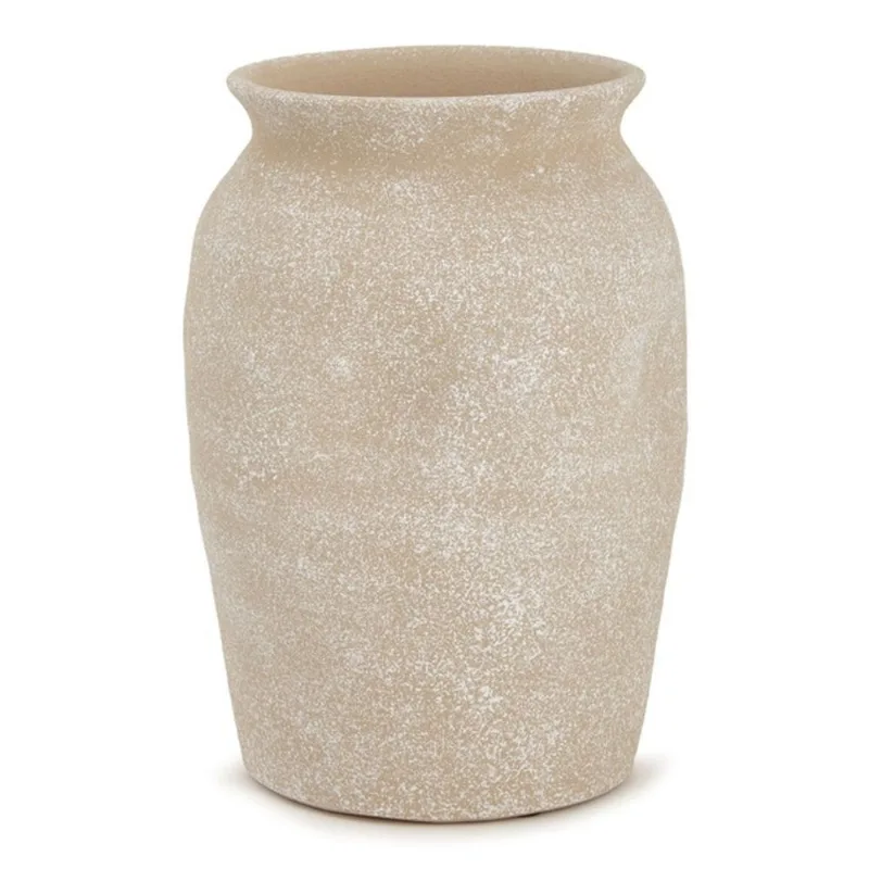 Vaso decorativo ceramica terracota bege mart 23CM