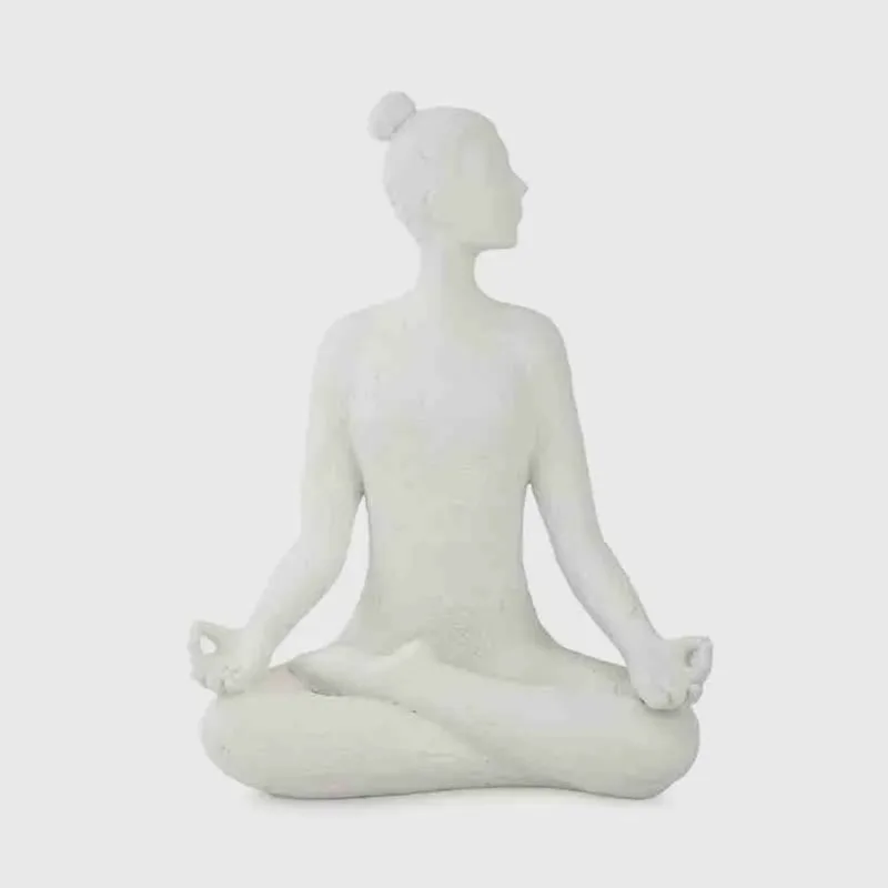Escultura Yoga em Poliresina 18521 Mart