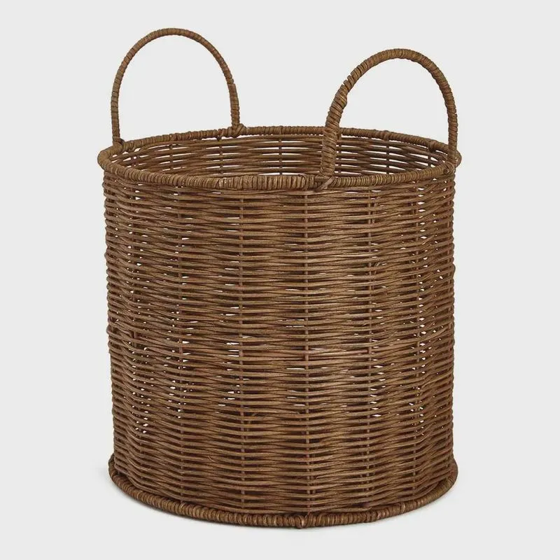 Cesto em Rattan Lira Bege - G
