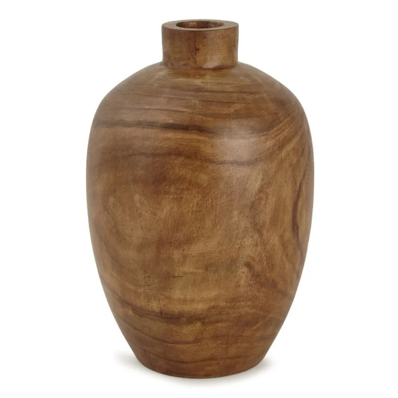Vaso bojudo em madeira mart 38CM