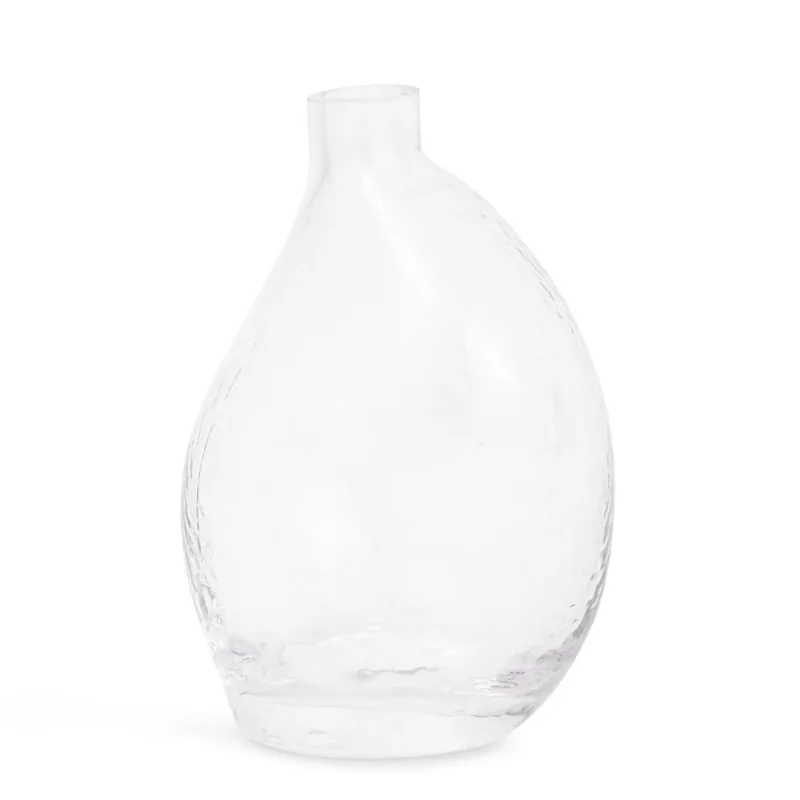 Vaso em vidro incolor mart organico 14,5CM