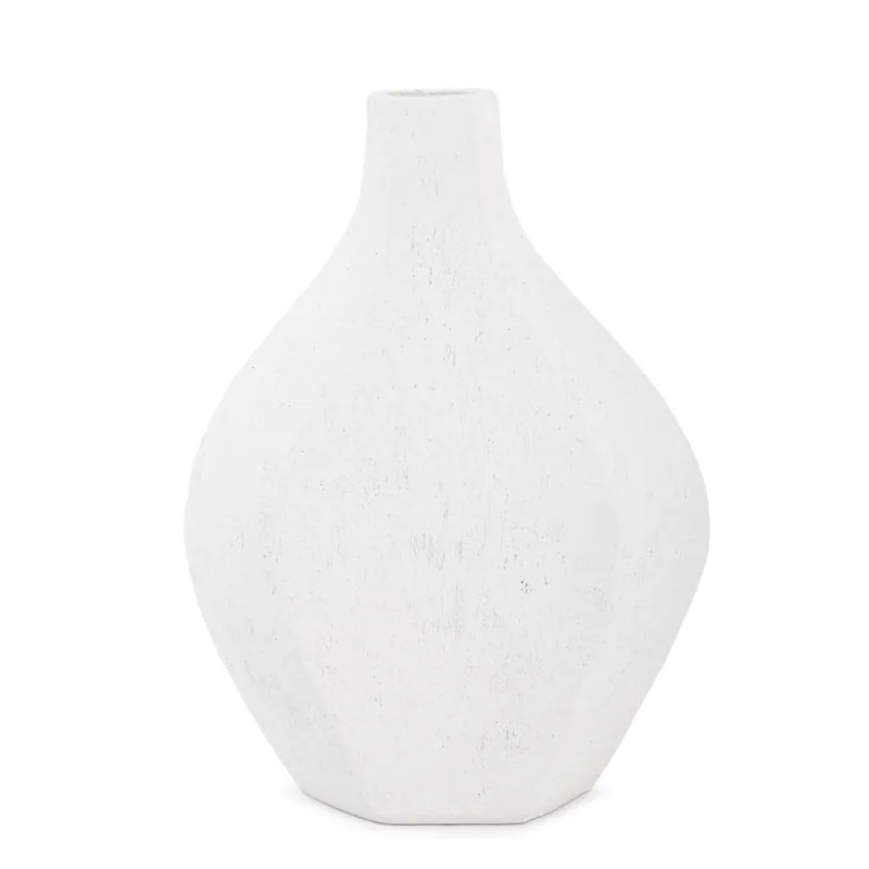 Vaso em polirresina off white mart 28,5CM