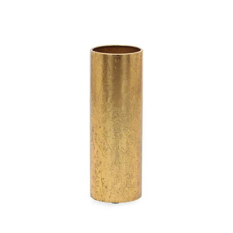 Vaso em metal dourado mart 23,5CM