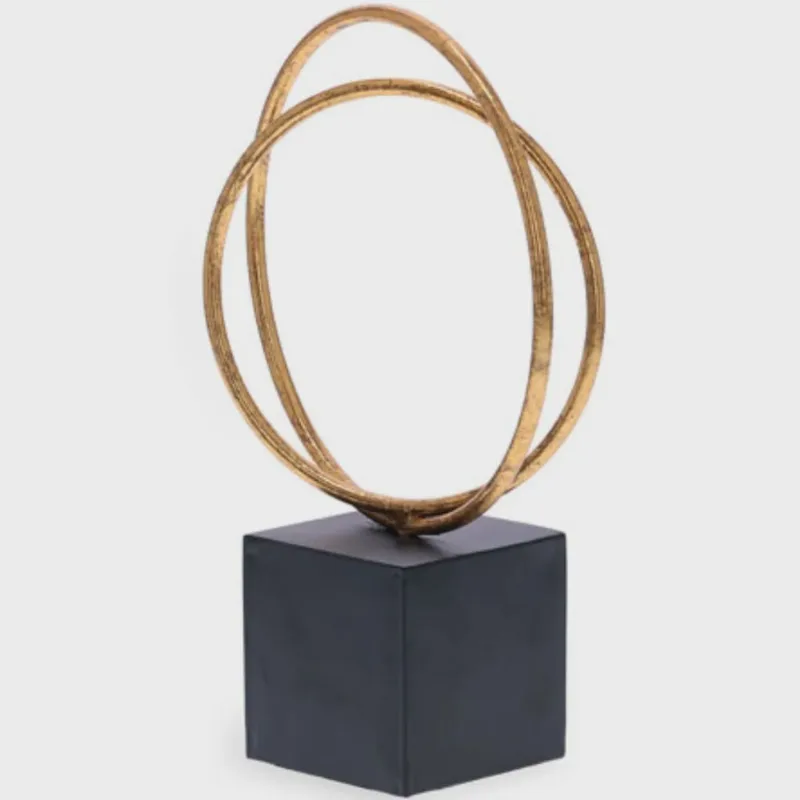 Escultura Geométrica em Metal 18966 - Mart
