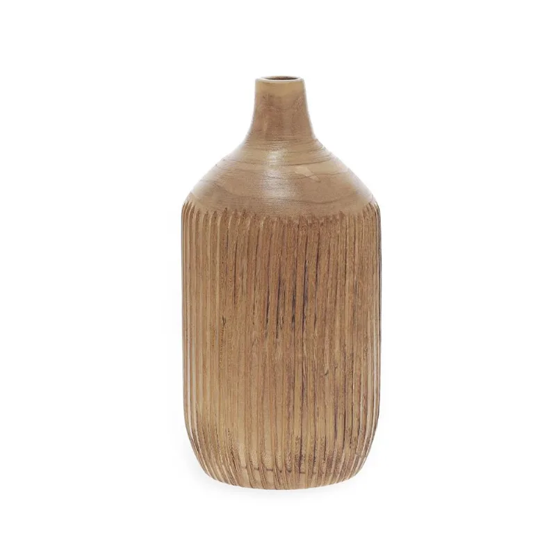 Vaso em madeira marrom mart 39CM