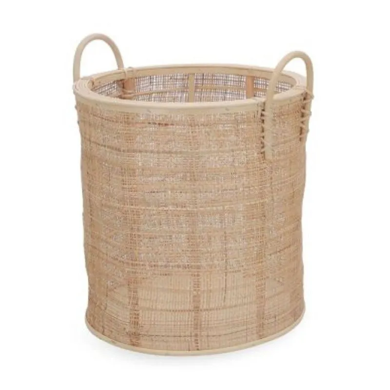 Cesto Organizador Em Rattan 19094-G 44X38X35Cm Mart