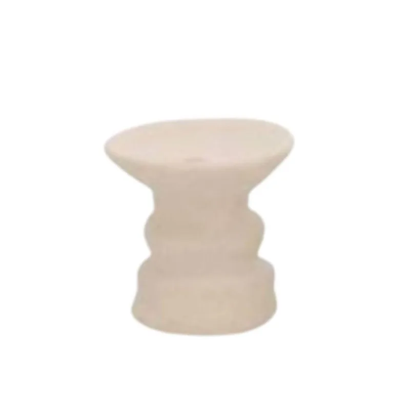 Castiçal Em Cerâmica Bege 11X11Cm 19130-G Mart