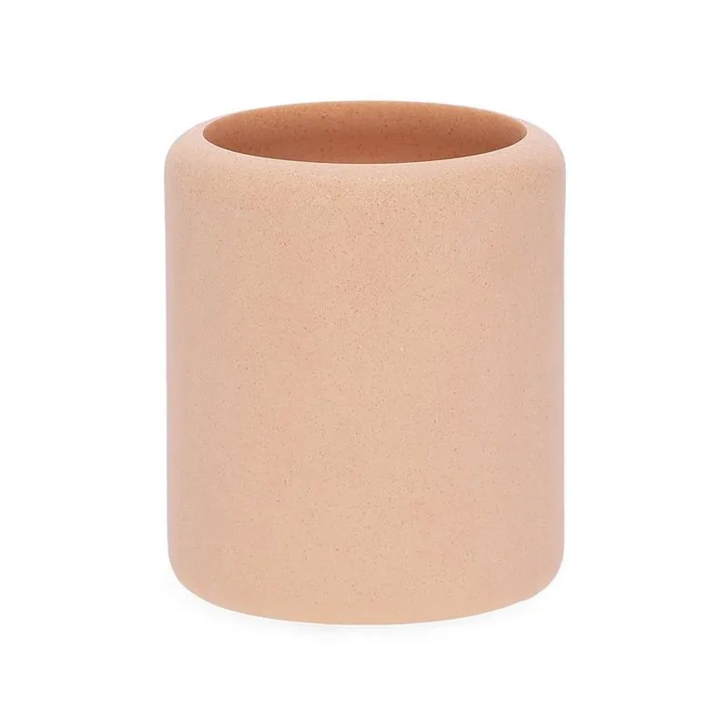 Copo porta escova de dentes em polirresina rose mart 10,5CM