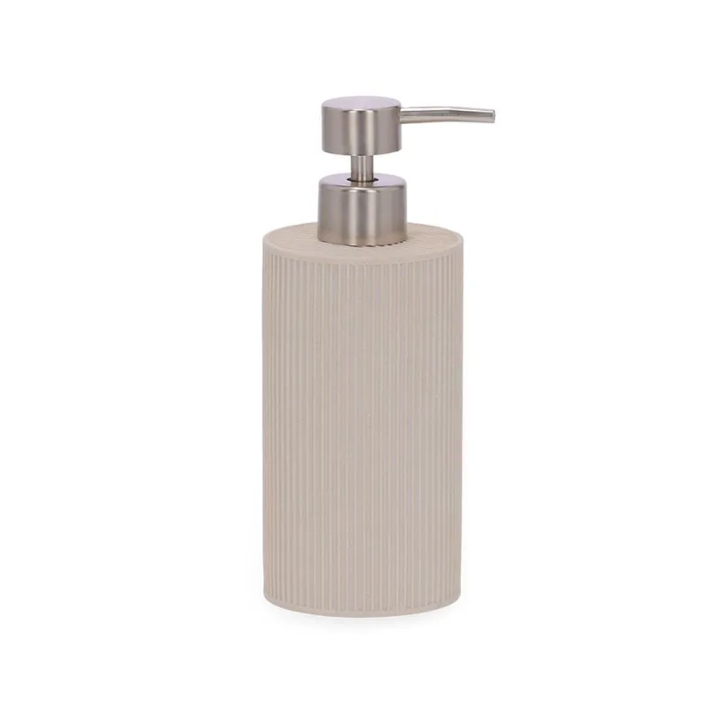 Porta-sabonete liquido em polirresina bege mart 19CM