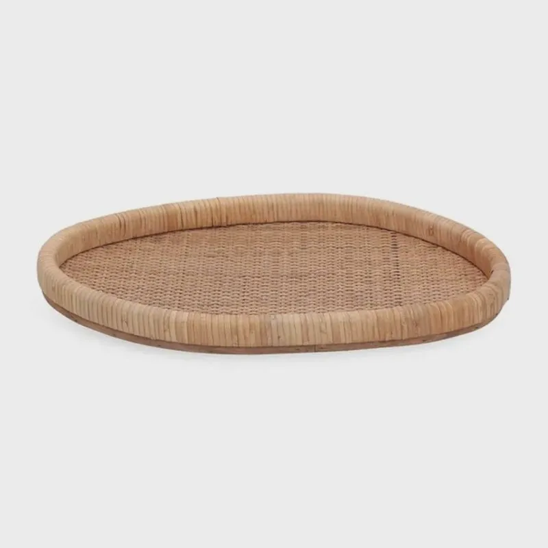 Bandeja Decorativa em Fibra Natural 19296 - Mart