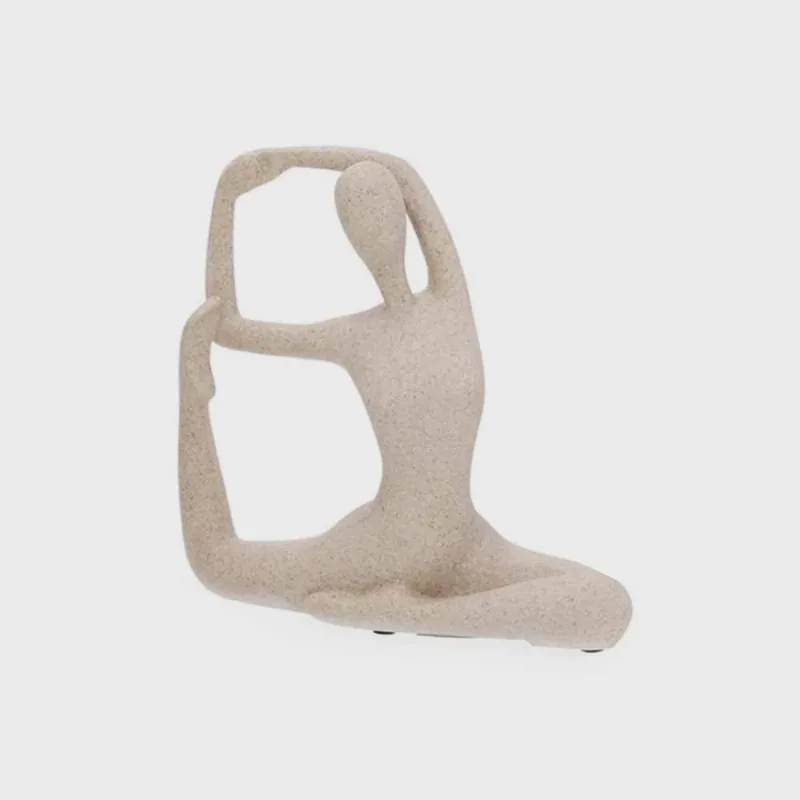Escultura Yoga em Poliresina 19432-A Mart