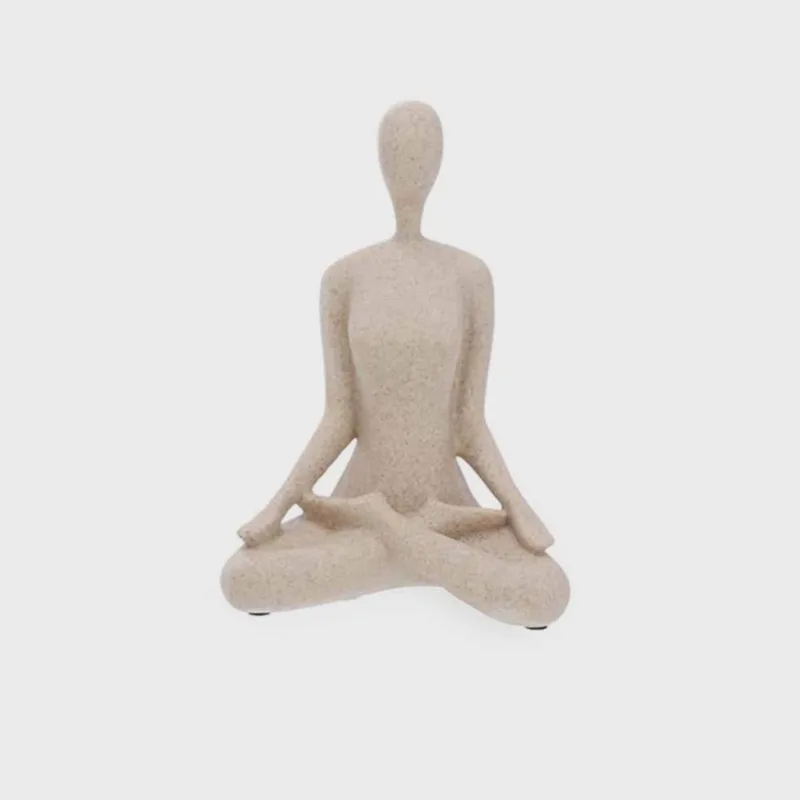Escultura Yoga em Poliresina 19432-B Mart