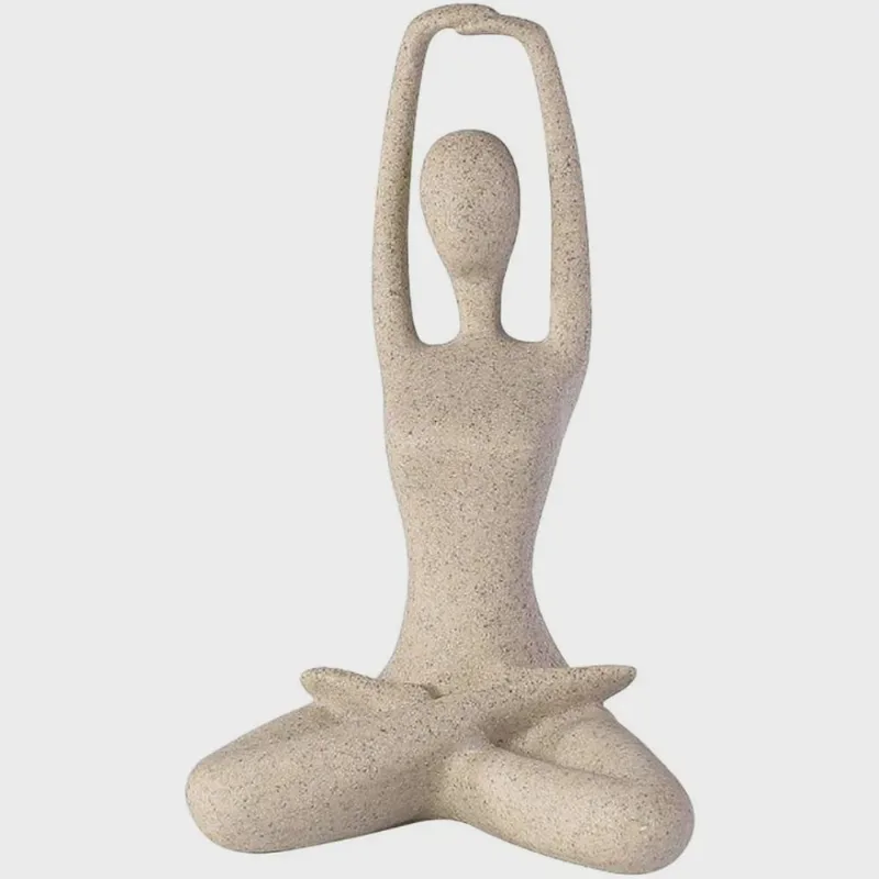 Escultura Yoga em Poliresina 19432C - Mart