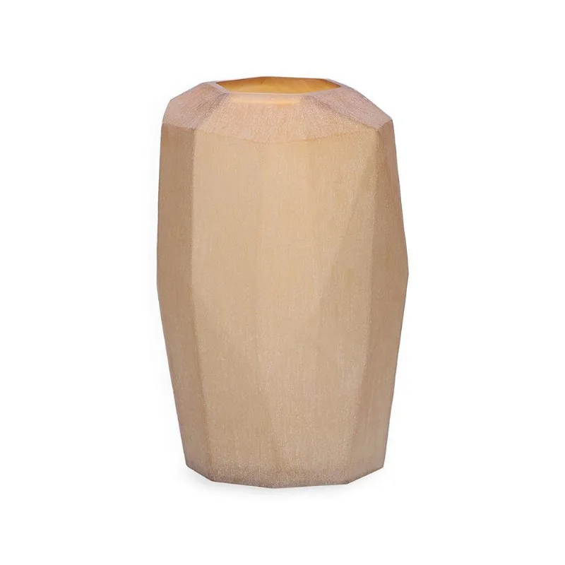 Vaso em vidro caramelo ambar fosco mart 47,5CM