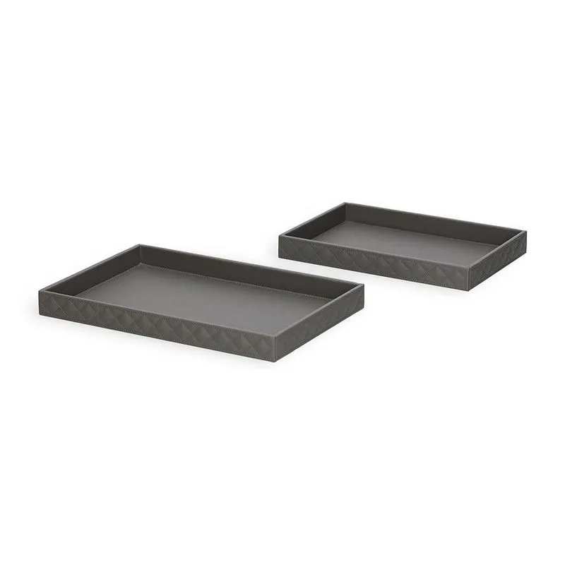 Bandejas em mdf com revestimento em pu mart