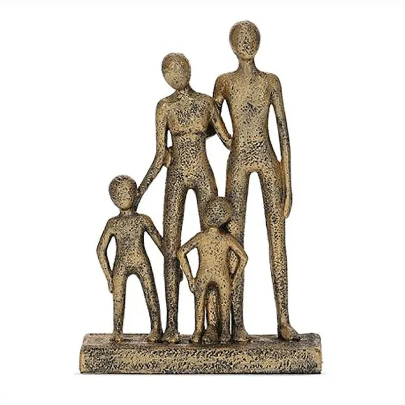 Escultura Familia Em Polirresina 20124 - Mart