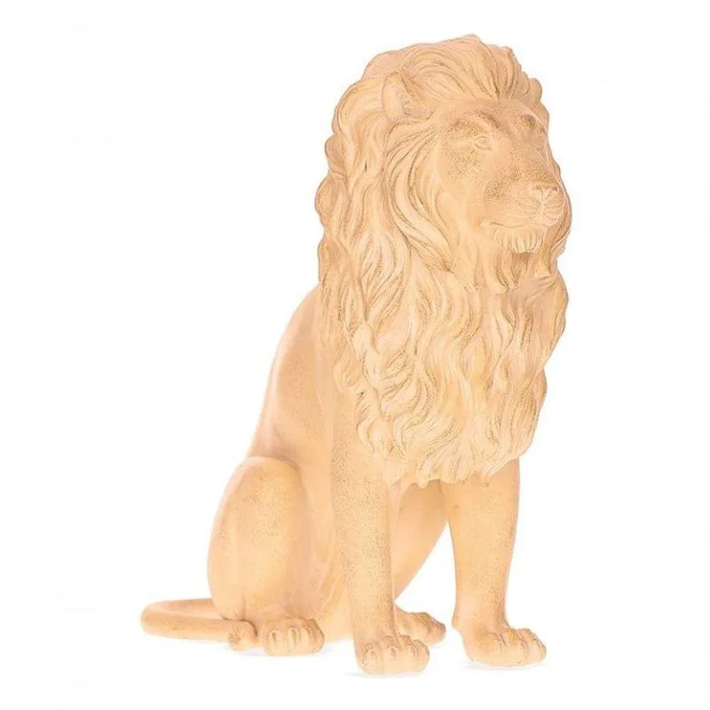 Escultura Leão Mart 20345 Majestosa E Imponente Em Poliresina