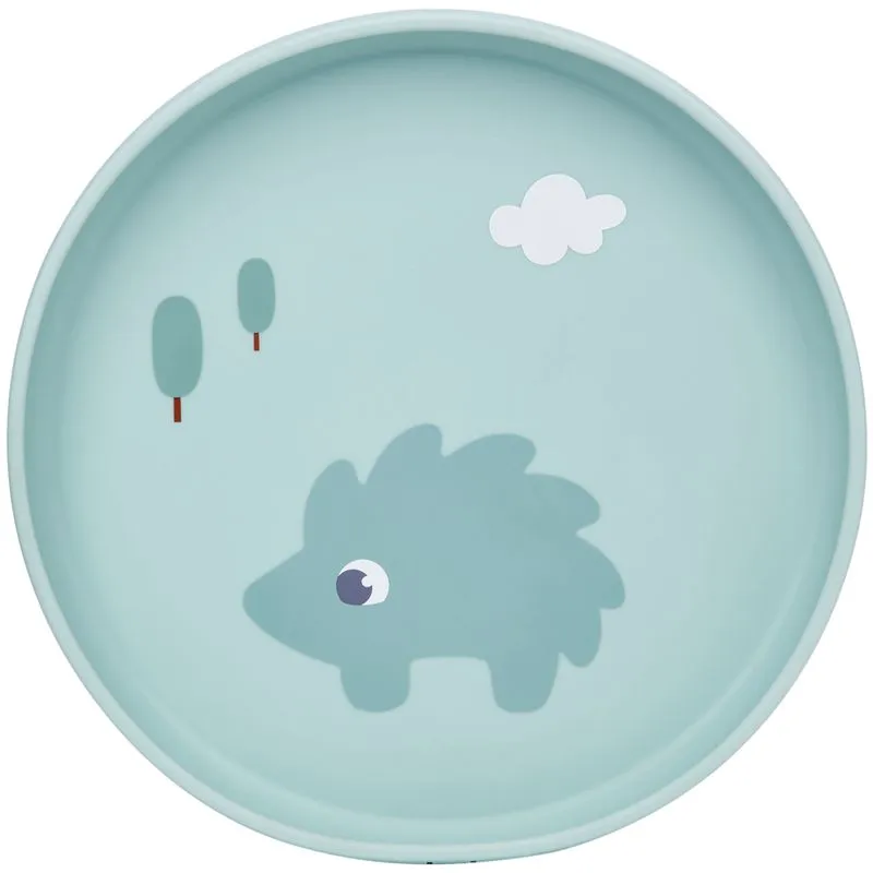 Pratinho em Silicone com ventosa Cloudy VERDE - Buba