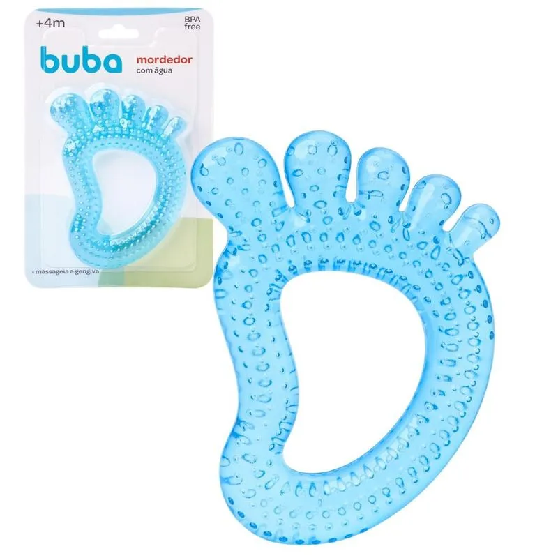Mordedor Com Água Pezinho Azul - Buba
