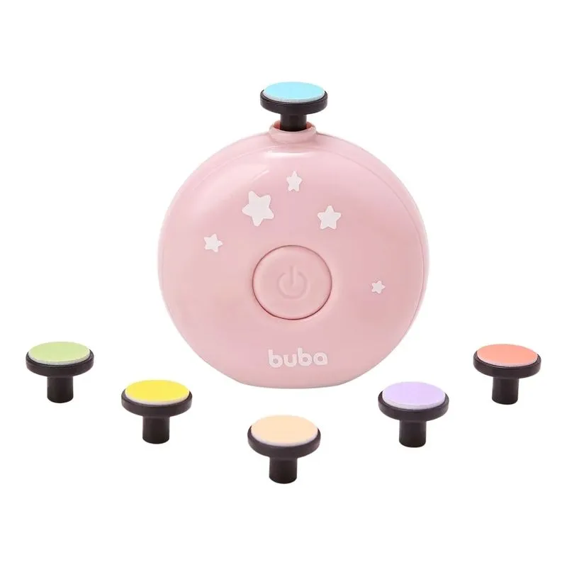 Kit Lixas De Unha Buba Eletrico Rosa