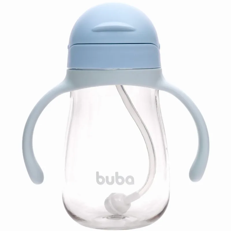 COPO COM DISPOSITIVO CANUDO AZUL