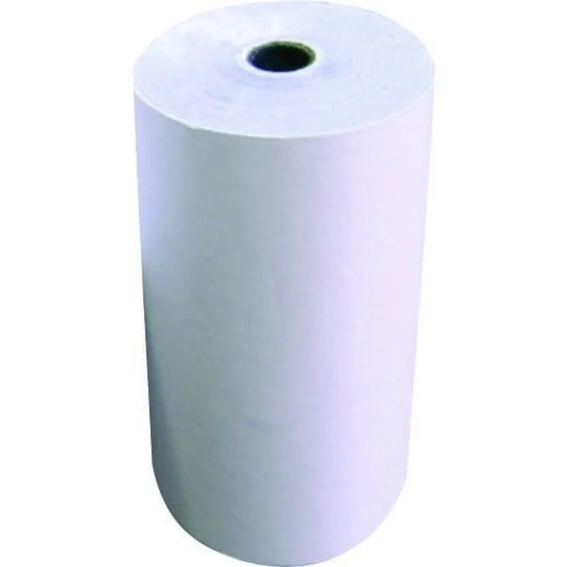 Bobina de papel monolúcido branca lisa - 40CM