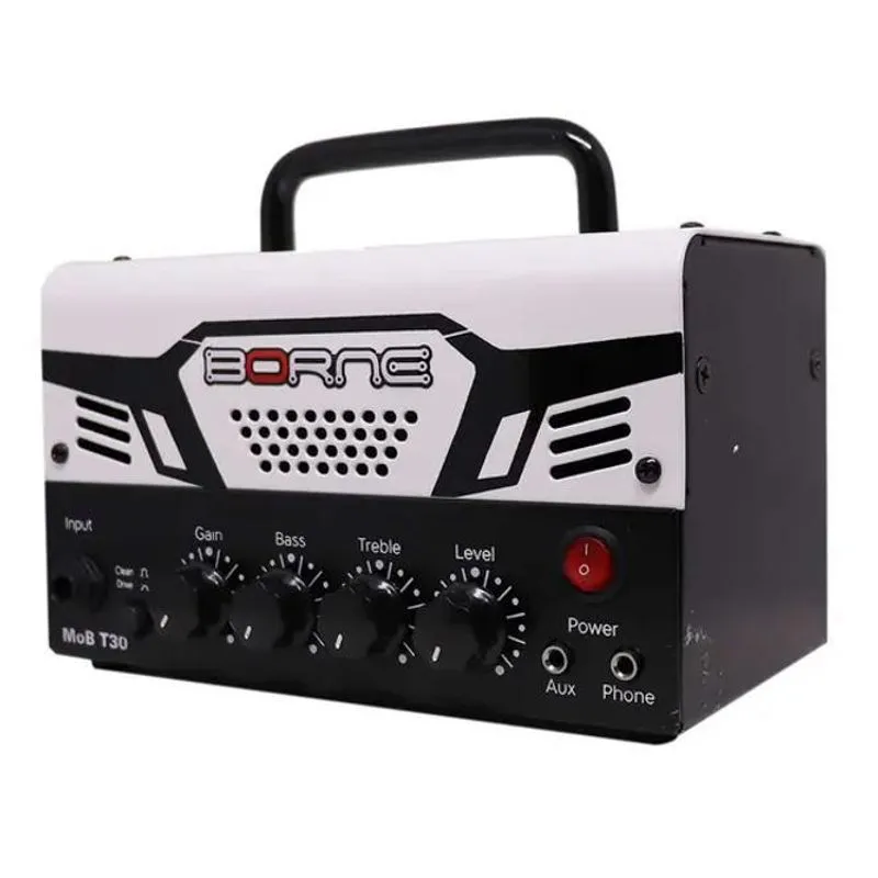 Mini Amplificador Borne Mob T30 Branco