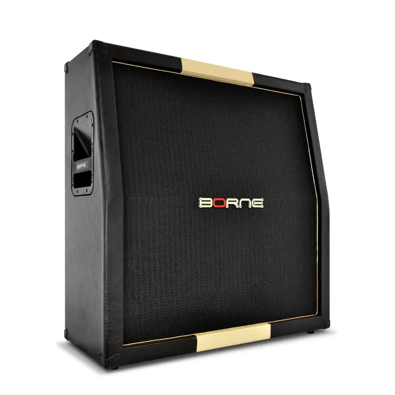 Caixa Passiva Amplificador Guitarra Borne Vrx412 Preto Creme