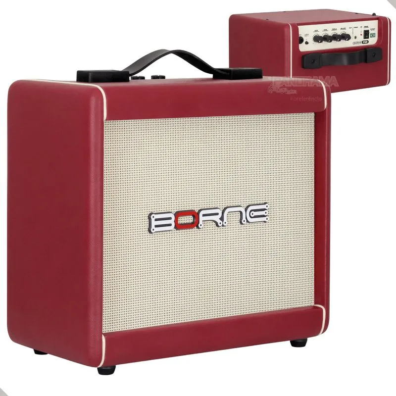 Amplificador Guitarra Borne F60 15w Vinho