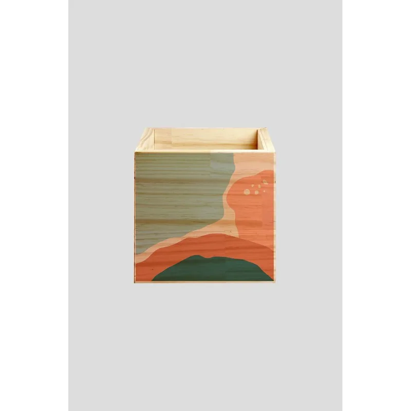 Cachepot De Pinus 20cm X 20cm Organic Stella - Design Up Living