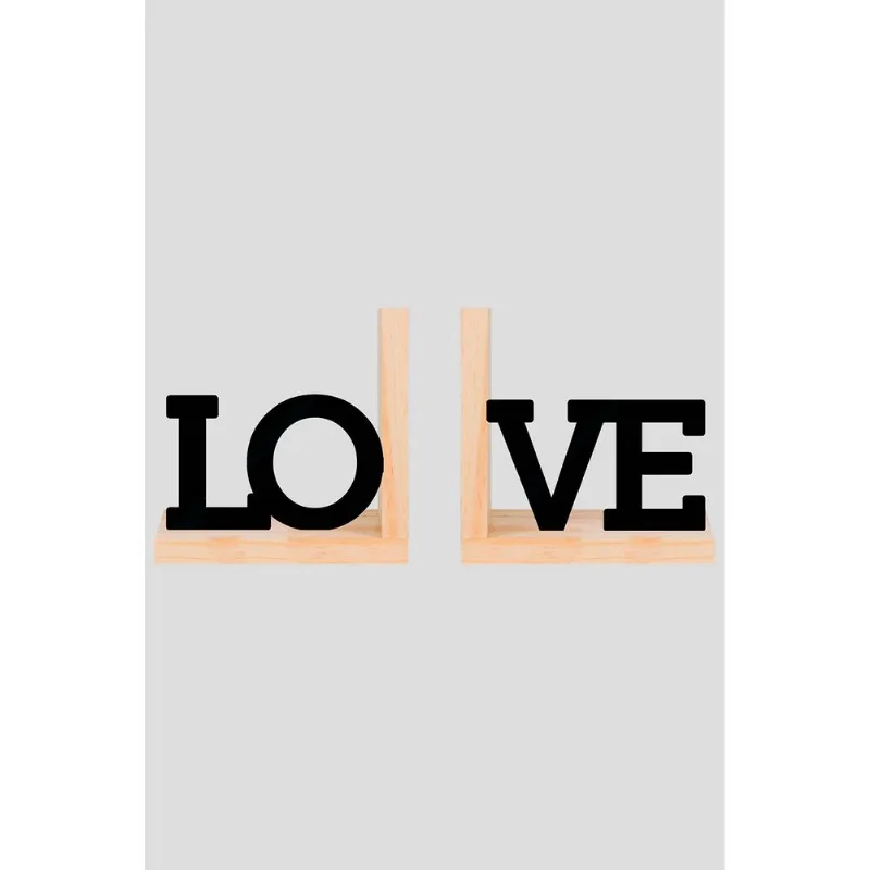 Aparador De Livros Pinus Love 15cm X 15cm