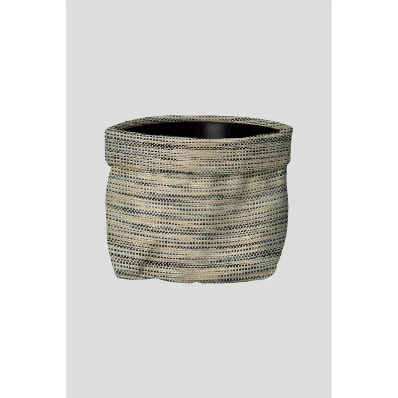 Cachepot Linho 16x12,5 Azul - Design Up Living