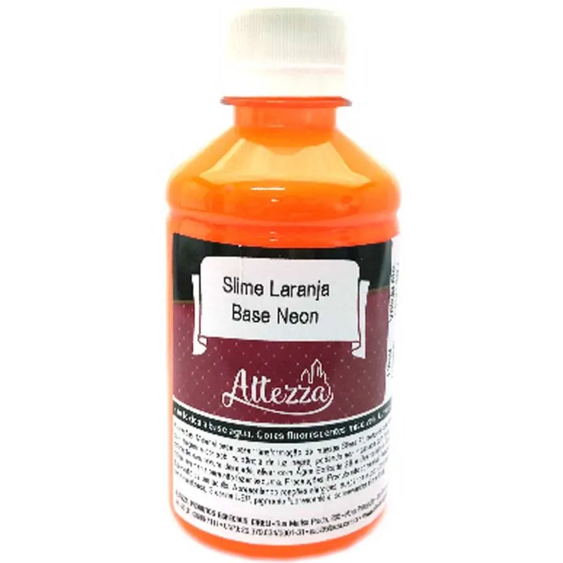 Slime Laranja Neon 250G.