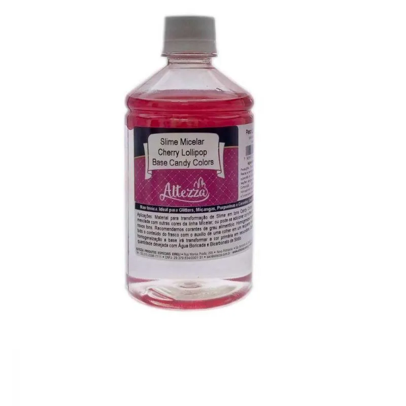 Slime Candy Color Cereja 500g