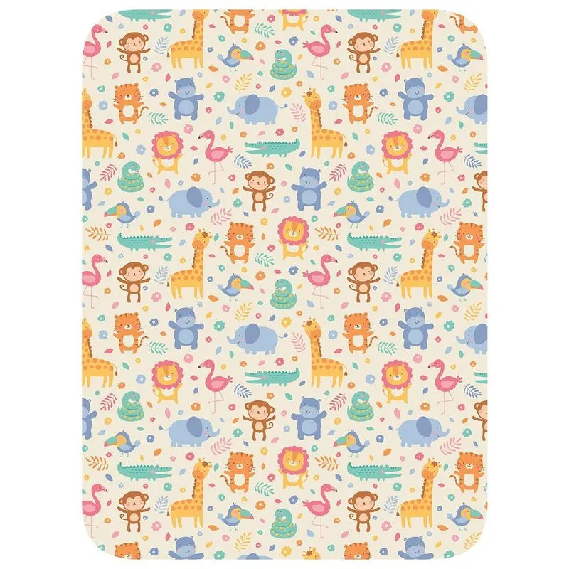 Tapete De Atividades Infantil Safari - 0,5x0,95x1,30 Cm