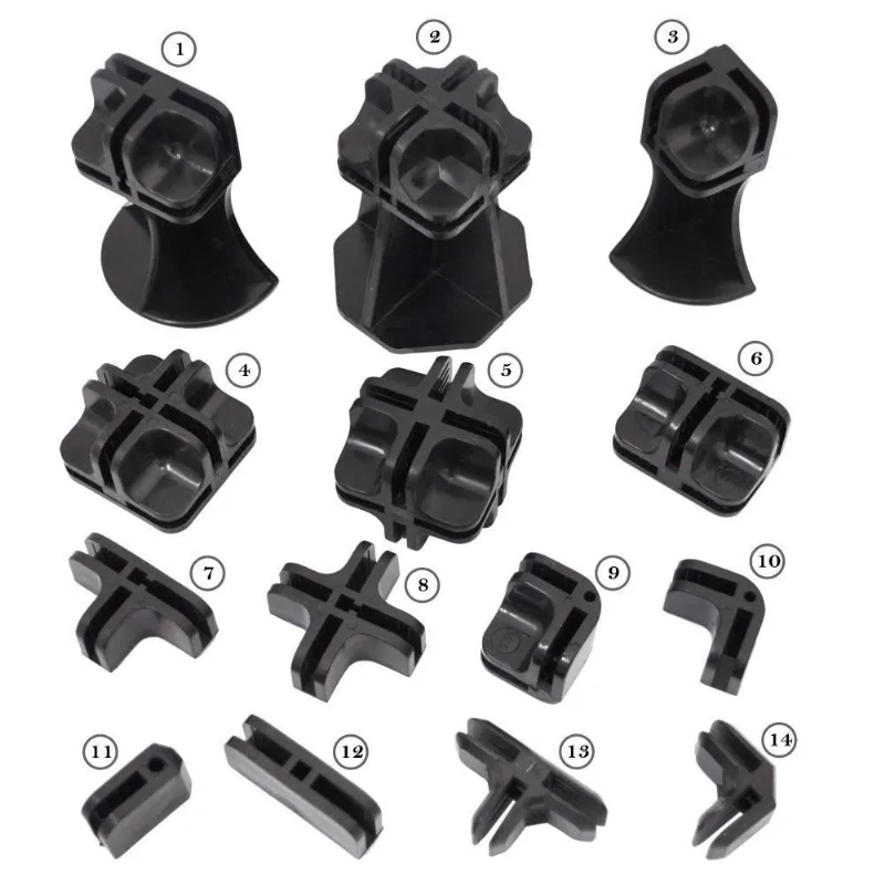 Conectivos para Vidros e Prateleiras Aramadas Kit 100 Peças