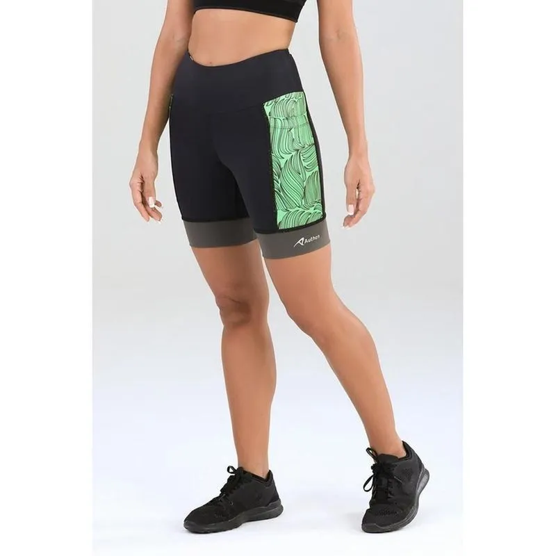 Bermuda Authen Grit Relâmpago Estampa Cocoon Verde