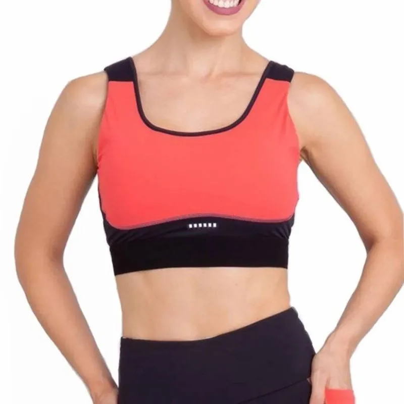 Top Authen Grit Reto Gear Preto e Laranja