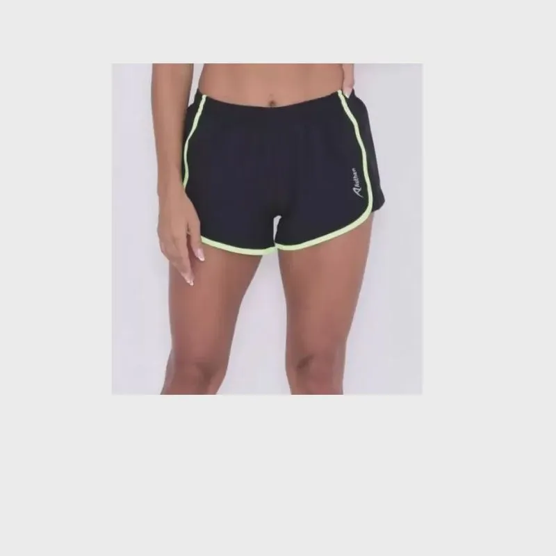 Short Authen Sprint Pusher - Preto/Verde
