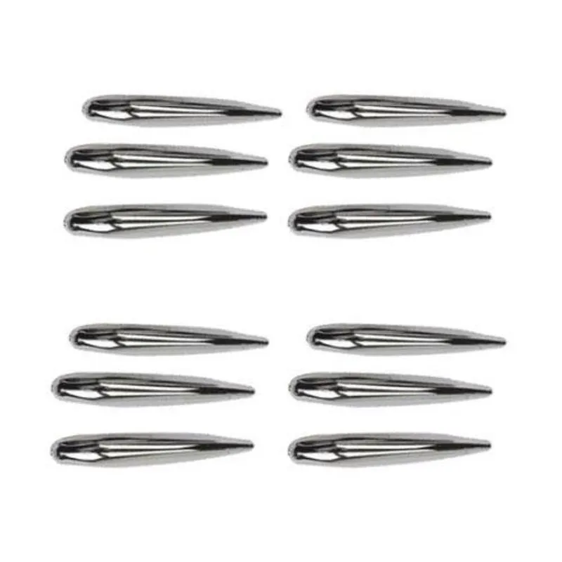 Stickparts Mini Friso Decorativo Cromado 5cm 12 Pçs Cromado