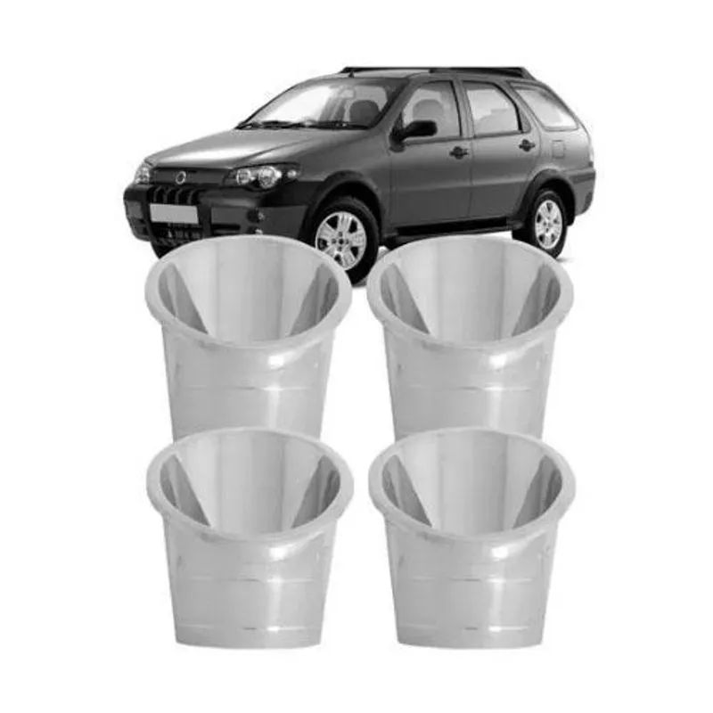 Aplique Cromado De Farol Milha Palio Strada G4 2009 A 2013