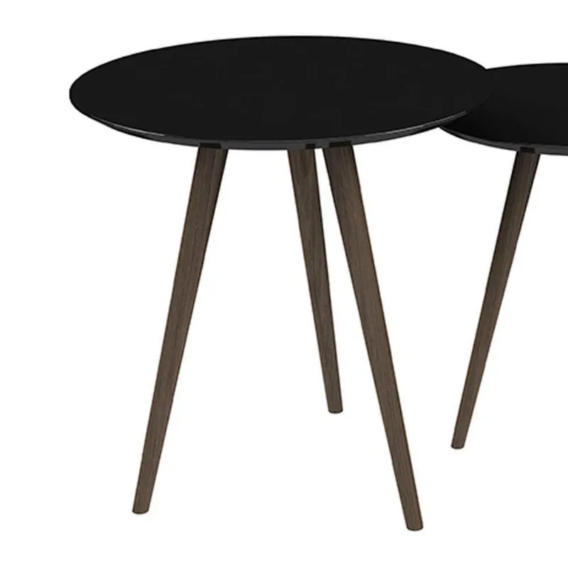 Conjunto De Mesa Redondo Preto