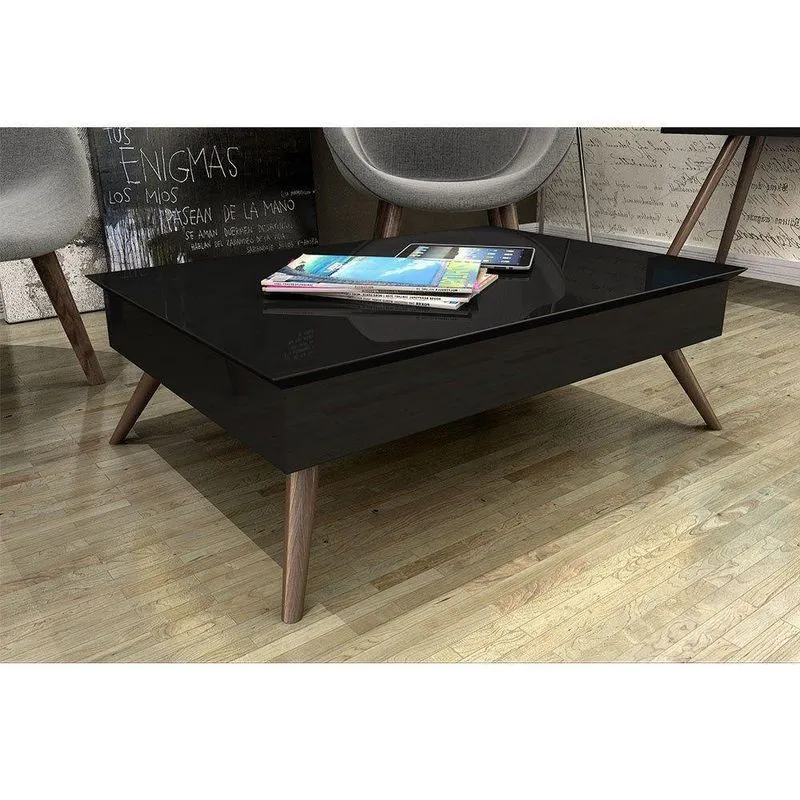 Mesa de Centro Preto Pinoquio