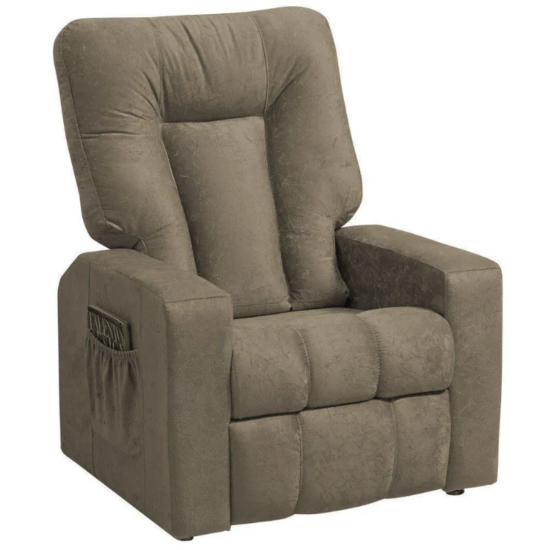 Poltrona Do Papai Reclinável Pallas Mx5 Suede