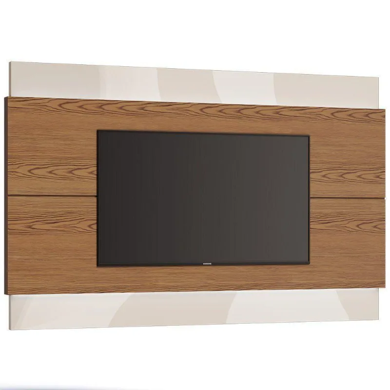 Painel para Tv Classic 218cm Freijó Off White Imcal